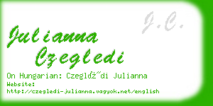 julianna czegledi business card